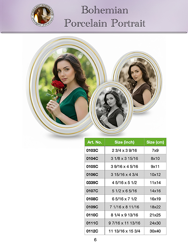 Bohemian Porcelain Portrait